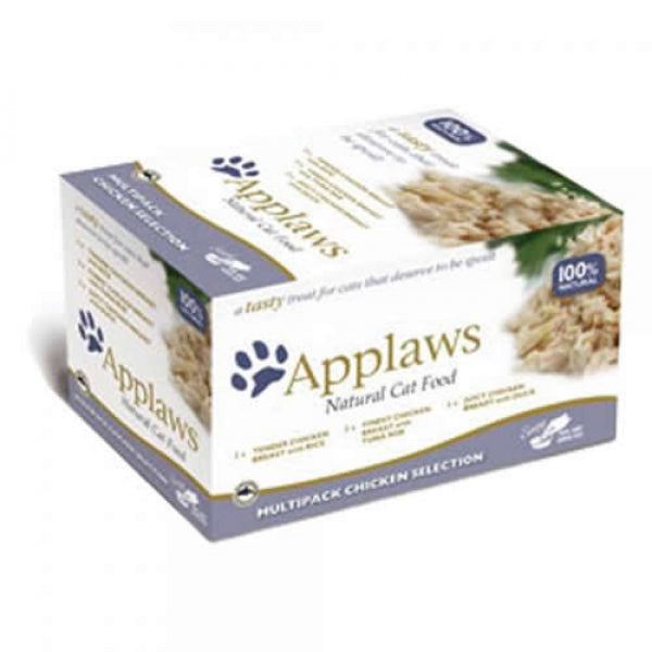 Applaws Cat Schale Multipack Huhn Selection | 4x 8x 60g